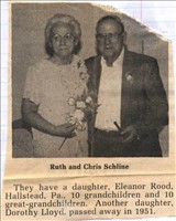 Schline, Chris-Ruth